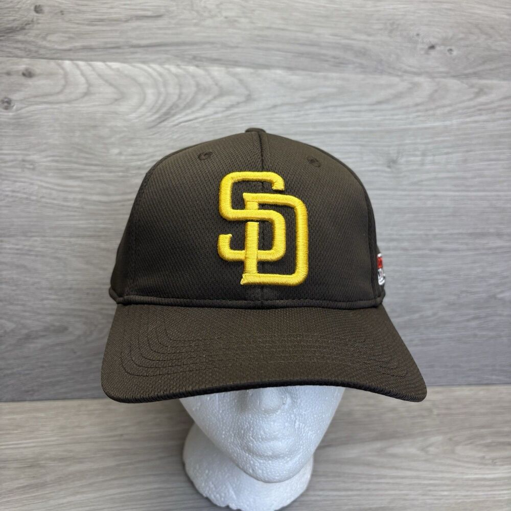 San Diego Padres Hat Cap OC Sports Team MLB Brown Gold SD Adjustable Strapback